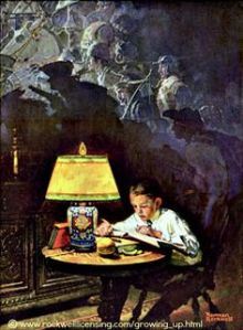 boy reading adventure